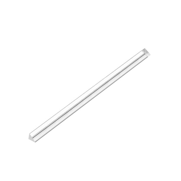 uxcell 10mmx200mm Transparent Clear Solid Acrylic Triangle Rod PMMA Bar uxcell 10mmx200mm Transparent Clear Solid Acrylic Triangle Rod PMMA Bar